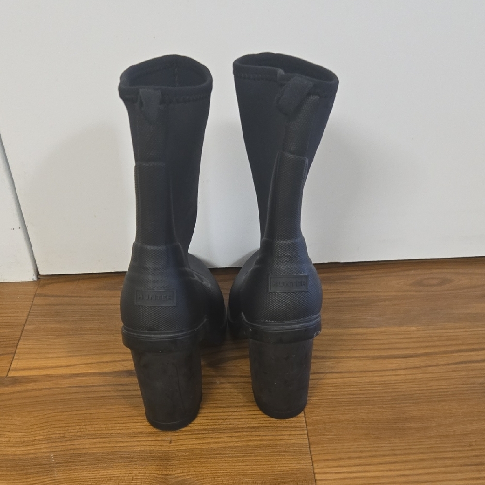 Hunter Neoprene Rain/ Snow Heeled Boot - Picture 3 of 12